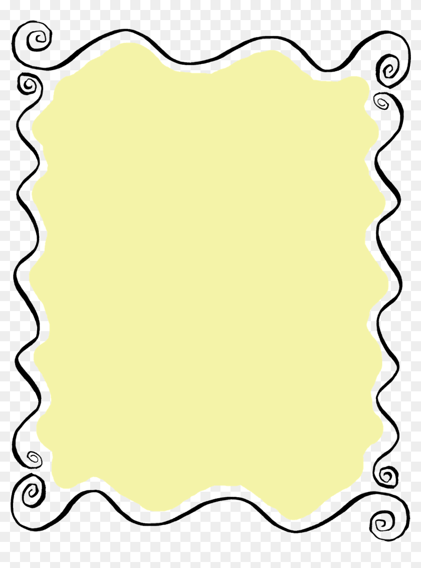 Label Frame Doodle Hand Drawn Image Digital Download, HD Png Download ...