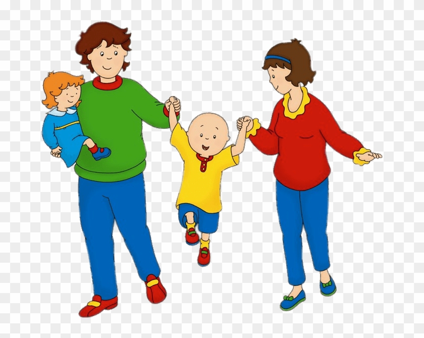 Caillou With His Parents And Sister Rosie - Caillou And His Family, HD ...