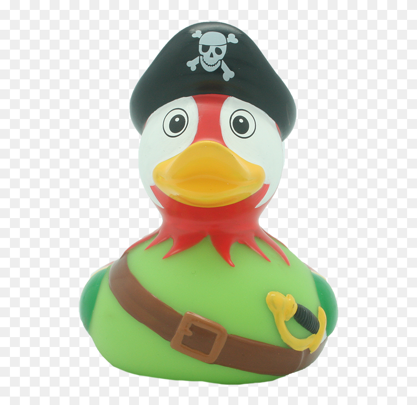 Pirate Parrot Rubber Duck By Lilalu - Pirate Rubber Duck, Hd Png 