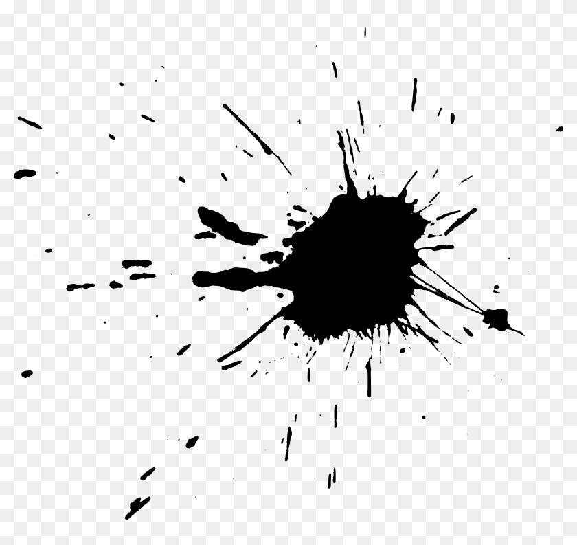 Ciel Phantomhive Paint Texture - Black Paint Splash Transparent, HD Png ...