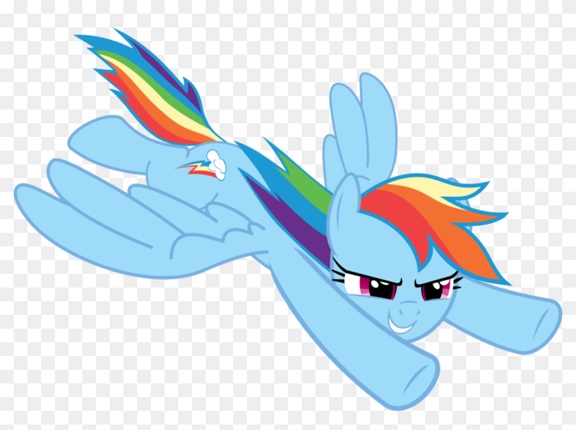 My Little Pony Rainbow Dash Flying Fast Download - Flying Rainbow Dash