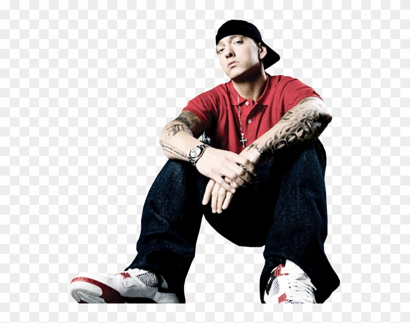 Eminem Sitting - Eminems Latest, HD Png Download - 555x582 (#72502 ...