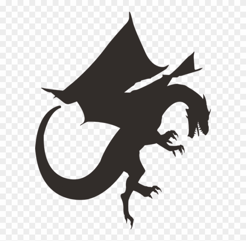 Simple Tattoo Designs Buzzfeed - Silhouette Of A Dragon Png ...