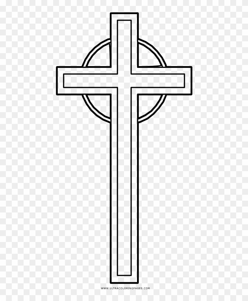 Celtic Cross Coloring Page - Cross, HD Png Download - 1000x1000 (#79299 ...