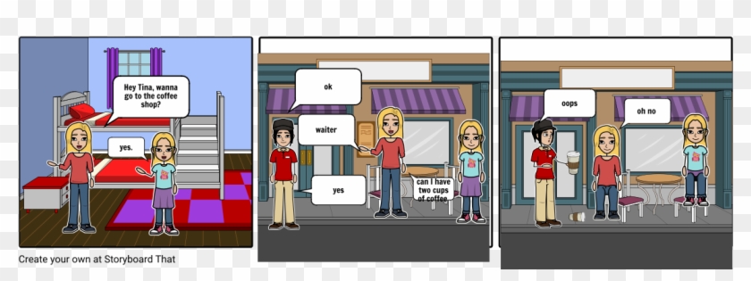 Choose How To Print This Storyboard - Cartoon, HD Png Download ...