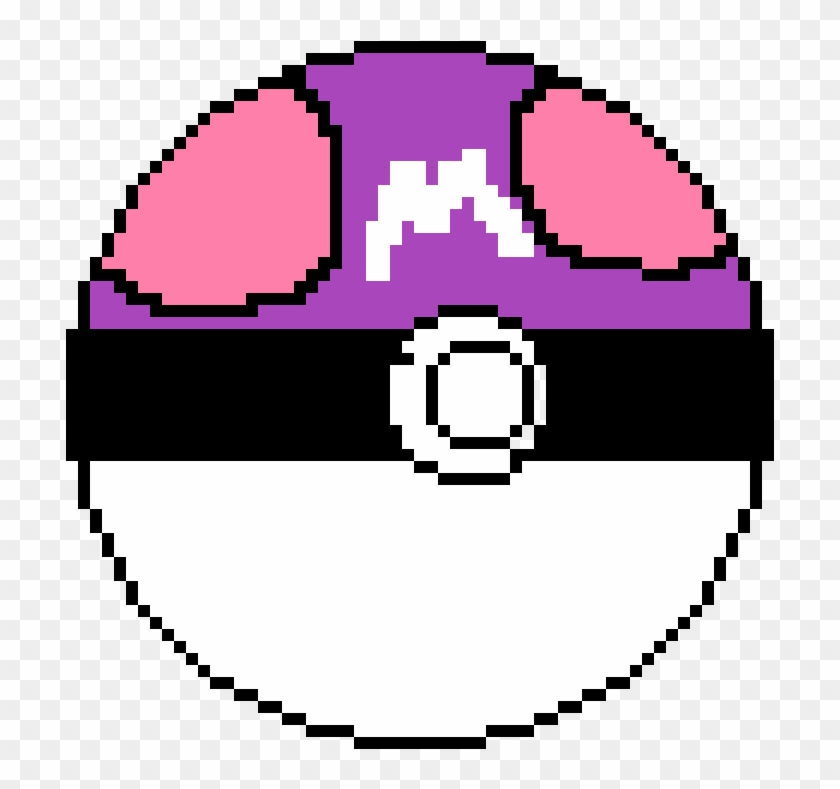 Master Pokeball , Png Download - Pixel Art Pokeball, Transparent