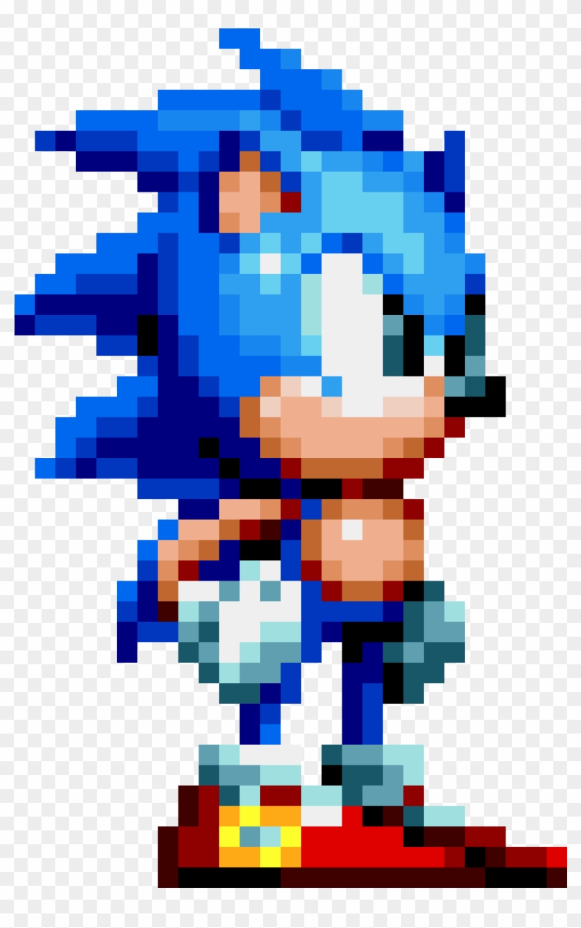 Sonic Mania Custom Sprite - Sonic Mania Sonic Sprite, HD Png Download ...