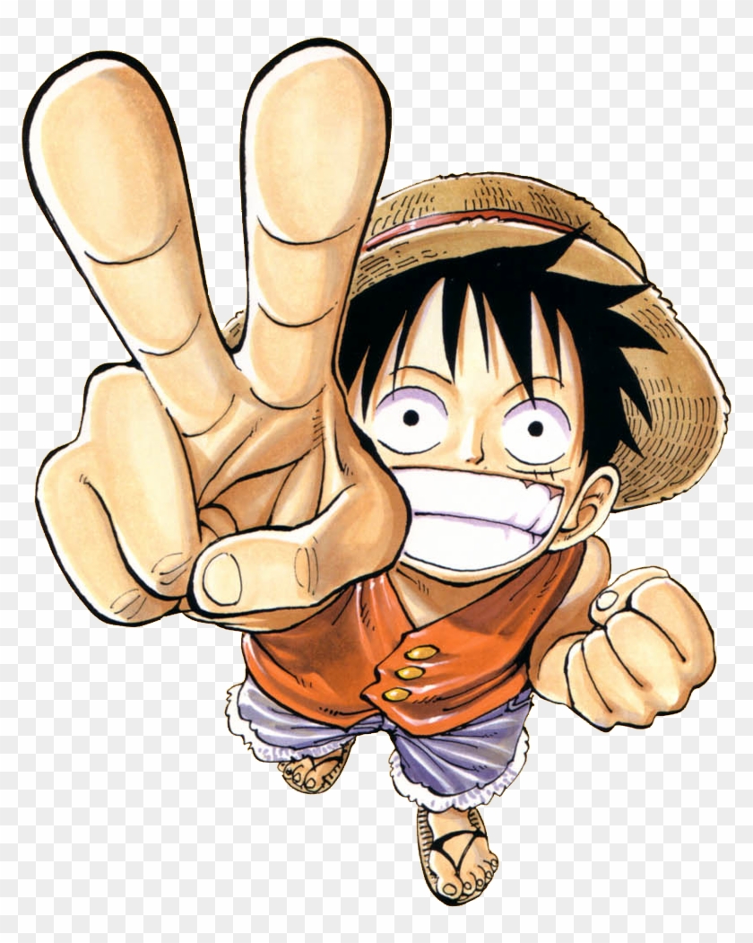 One Piece Luffy Cartoon, HD Png Download , Transparent Png Image - PNGitem