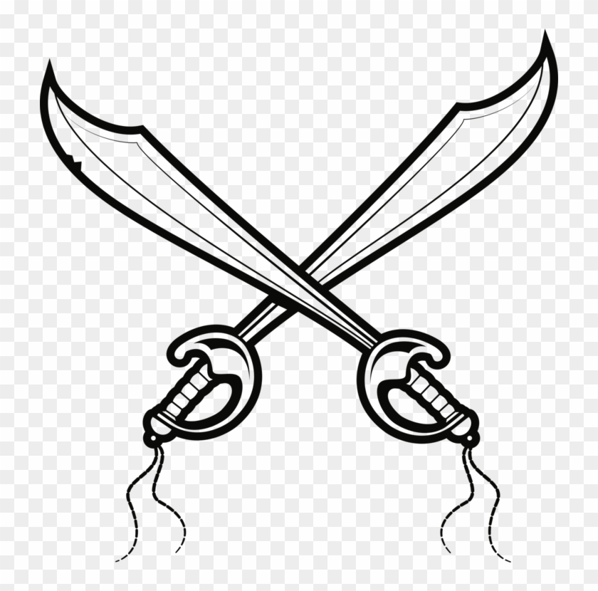 90+ Crossed Cutlass Pirate Sword Stock Illustrations, Royalty-Free