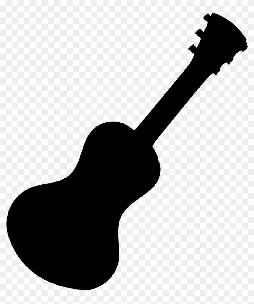 Download Png - Guitarra Svg, Transparent Png - 898x1024 (#758000) - PinPng