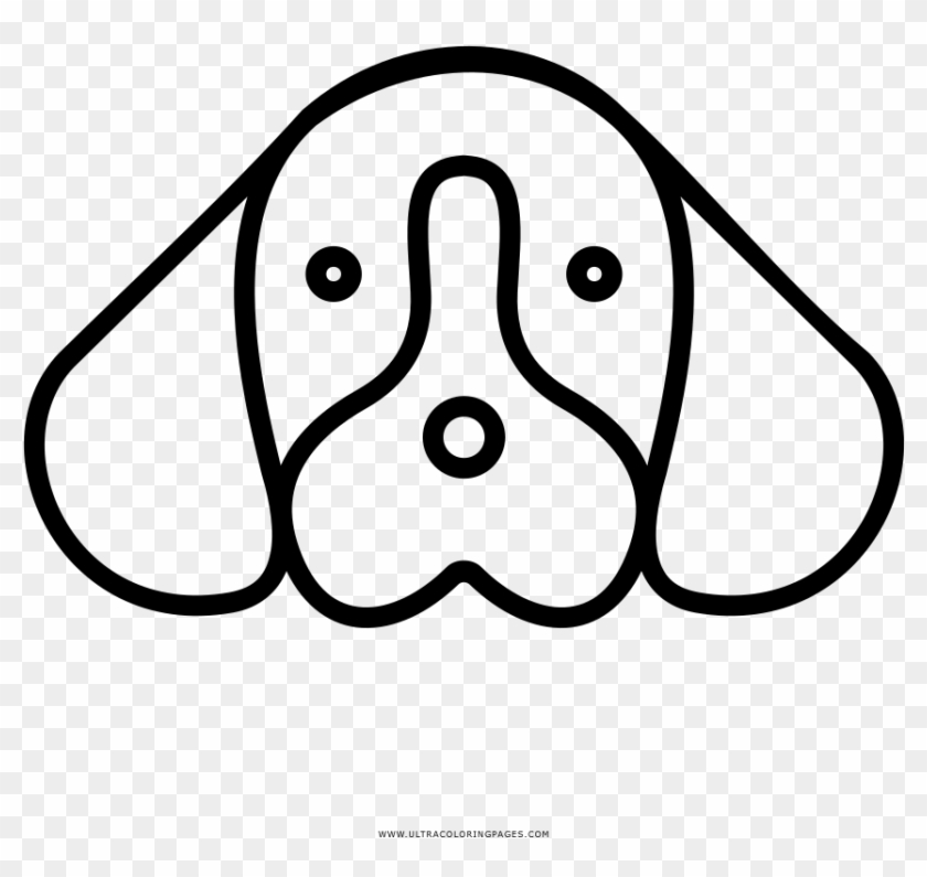 Dog Face Coloring Page Dibujo Cara De Perro Hd Png Download 1000x1000 7758 Pinpng