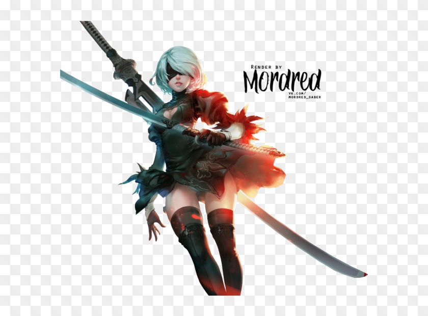 Hd Wallpaper Nier Automata 2b Hd Png Download 700x539 Pinpng