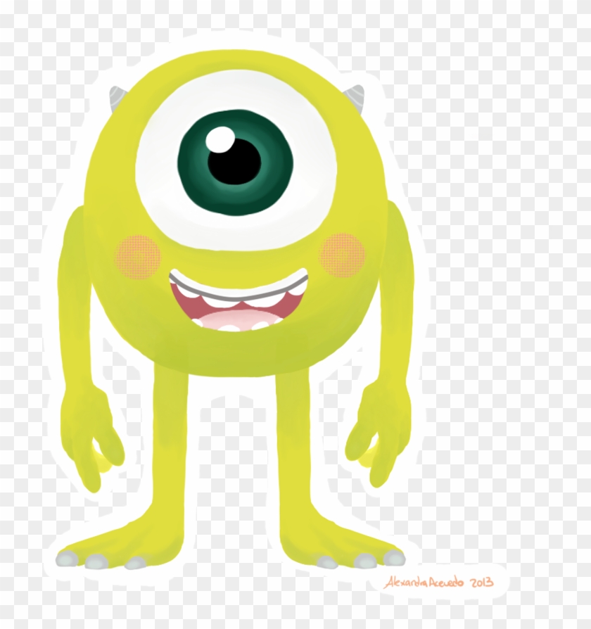 91 Images About Disney On We Heart It - Cute Mike Wazowski Mu, HD Png ...