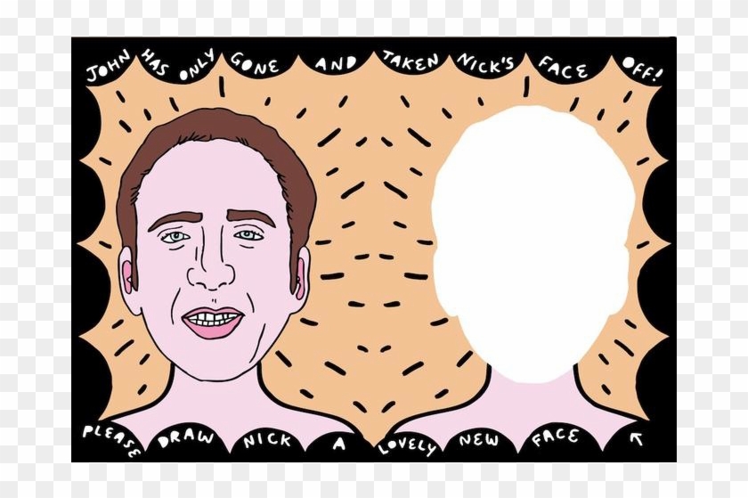 A Nicolas Cage Activity Book I Have A Crush On You Coloring Book, HD