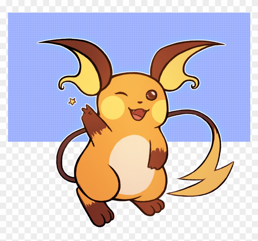 ポケモン版深夜の真剣お絵描き60分一本勝負 ライチュウ Raichu ポケモン Pokemon Pkmnart Cartoon Hd Png Download 863x863 Pinpng