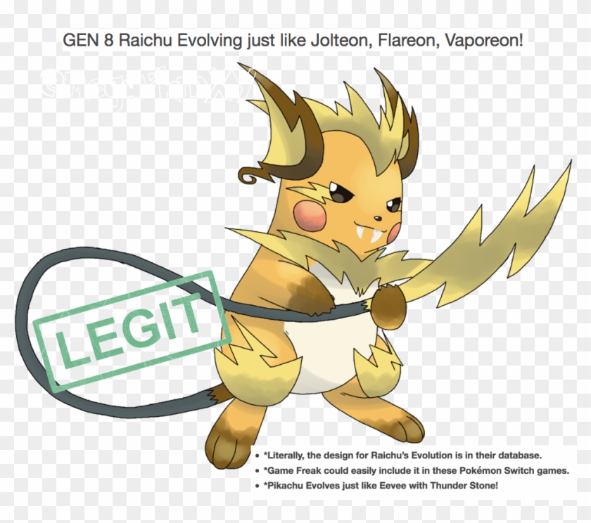 O Mega Pokemon Xy Mega Raichu Hd Png Download X Pinpng