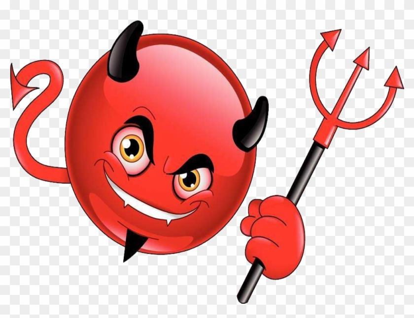 Satan Clipart Devil Emoji, HD Png Download - 1001x724 (#89629) - PinPng