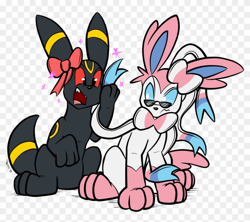 The Adventures Of Edgy Sylveon And Effeminate Umbreon - Cartoon, HD Png Dow...