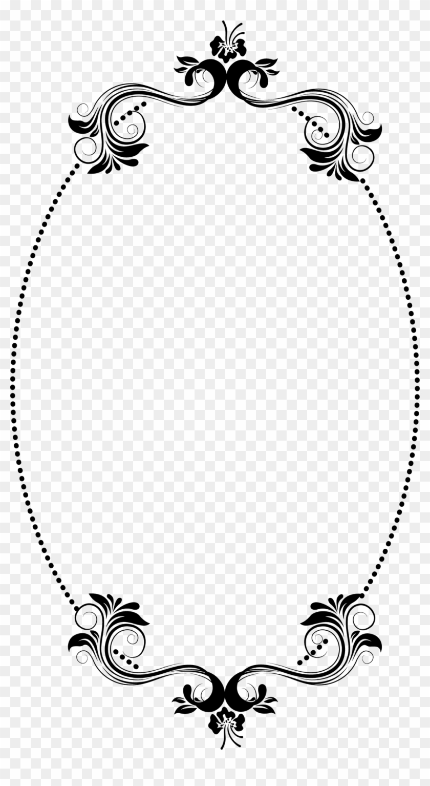 Black Oval Frame - Illustration, HD Png Download - 1124x2000 (#836731 ...