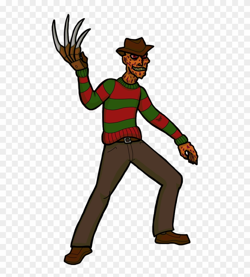 Freddy Krueger - Cartoon, HD Png Download - 640x853 (#839895) - PinPng
