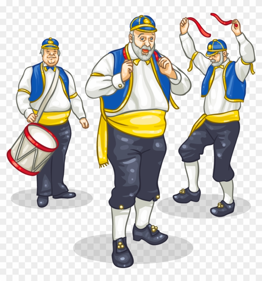 Morris Dancers - Morris Dancing Png, Transparent Png - 1024x1024 ...