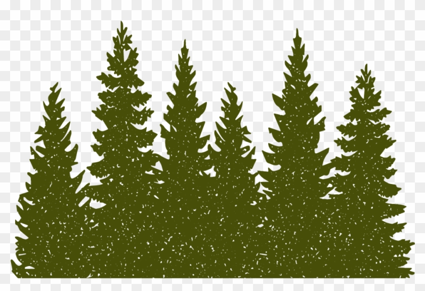 Pine Trees And Deer , Png Download - Deer And Pine Trees Vector ...