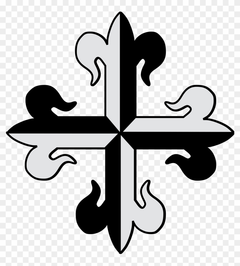 Open - Dominican Cross, HD Png Download - 2000x2200 (#853446) - PinPng