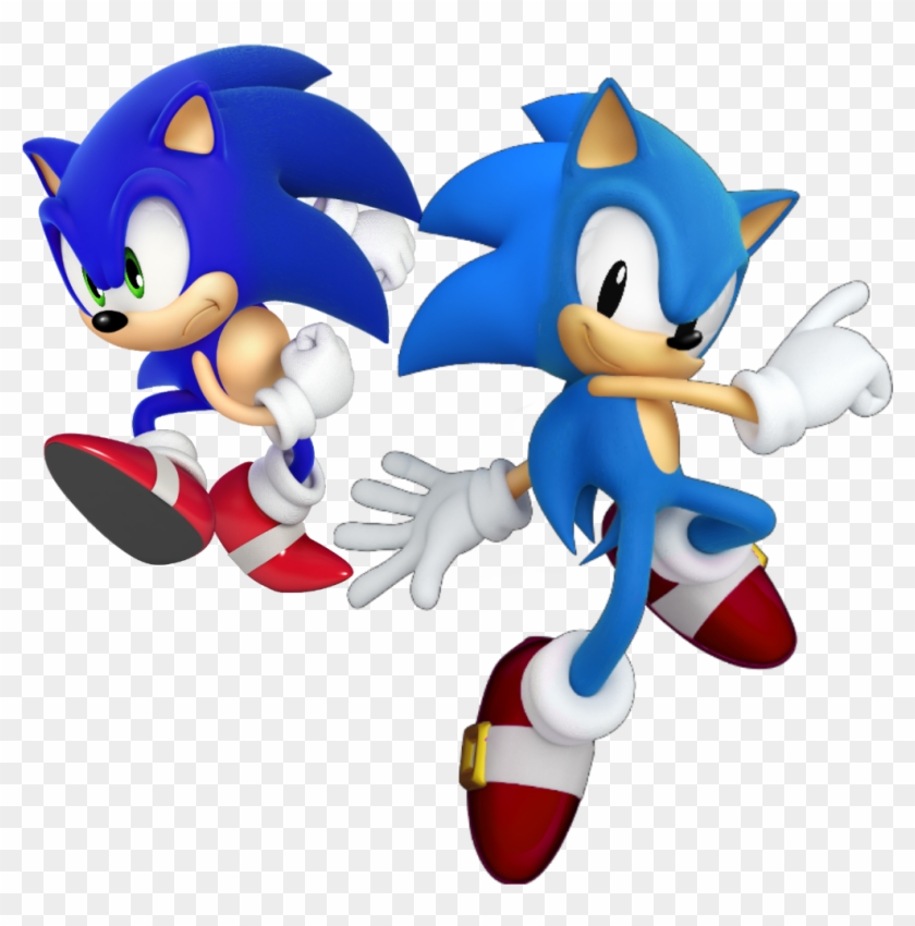 Modern And Classic Sonic But Seriously Cursed - Classic Sonic And ...