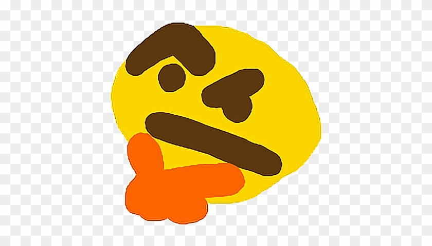 Thinking Face Emoji Meme , Png Download - Discord Thinking Emoji Png,  Transparent Png , Transparent Png Image