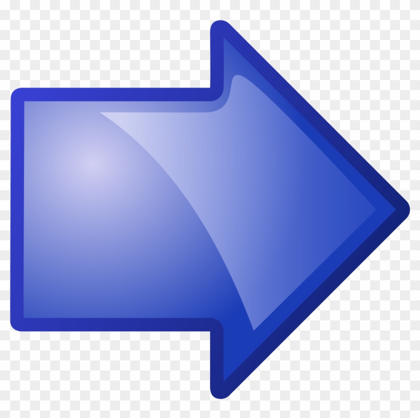 This Free Icons Png Design Of Arrow Blue Right, Transparent Png ...