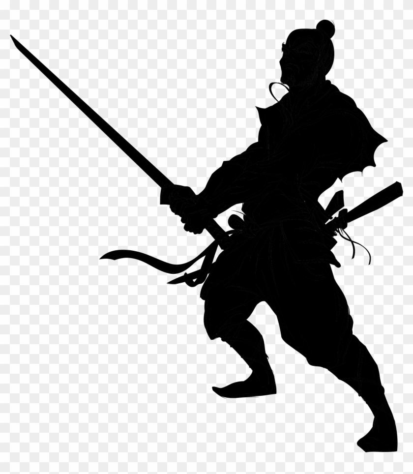 Samurai Clipart Japanese Daimyo - Samurai Silhouette Png Free ...