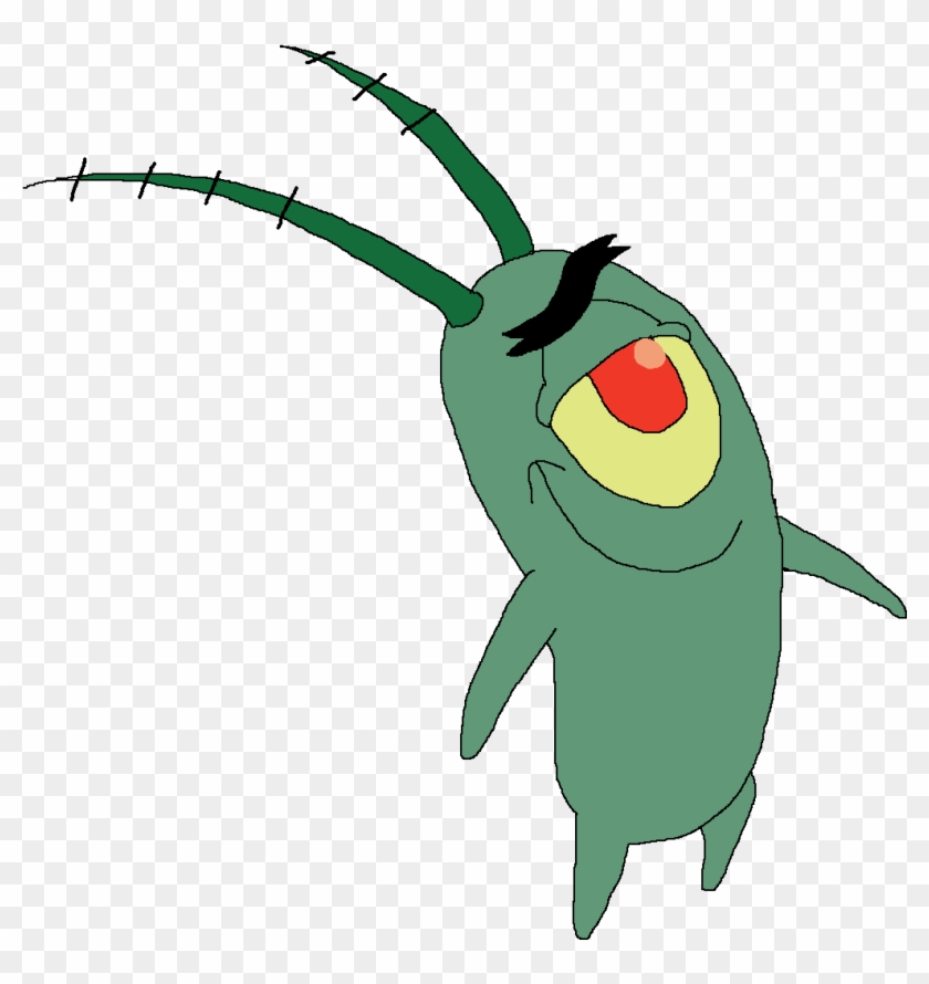 Plankton Smiling - Illustration, HD Png Download - 1222x1173 (#886756 ...