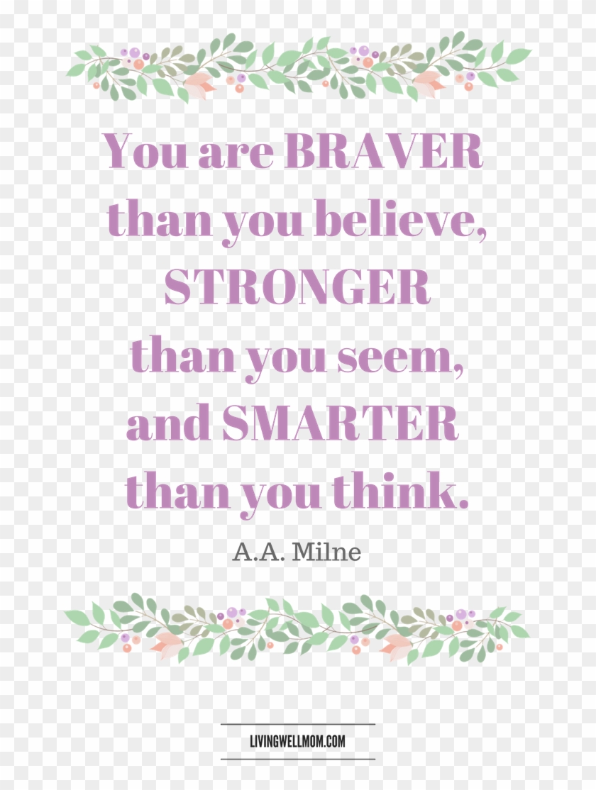 Aa Milne Quote - Poster, HD Png Download - 735x1102 (#915090) - PinPng