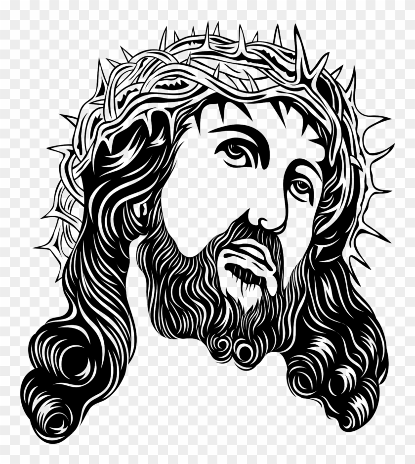 Crown Of Thorns Holy Clip Art Clipart - Jesus Christ Transparent ...