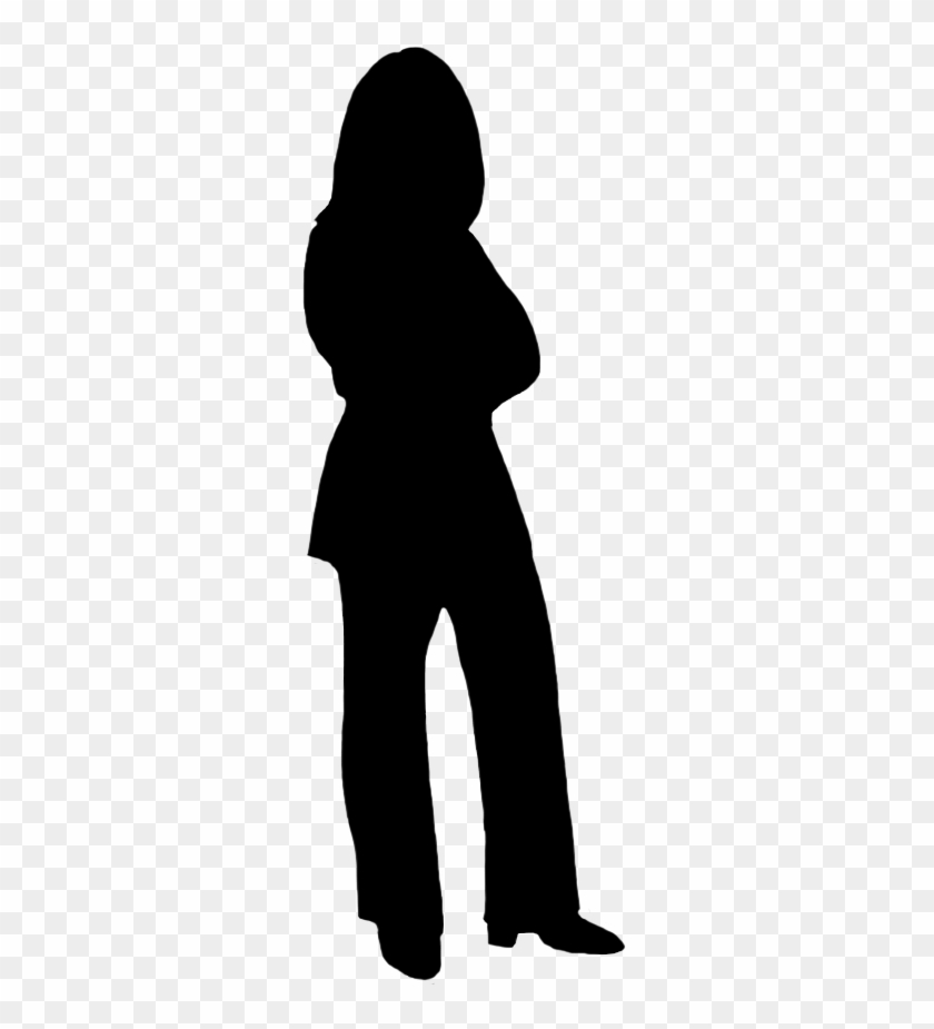 Woman Standing Silhouette Png - Woman Human Silhouette Png, Transparent ...