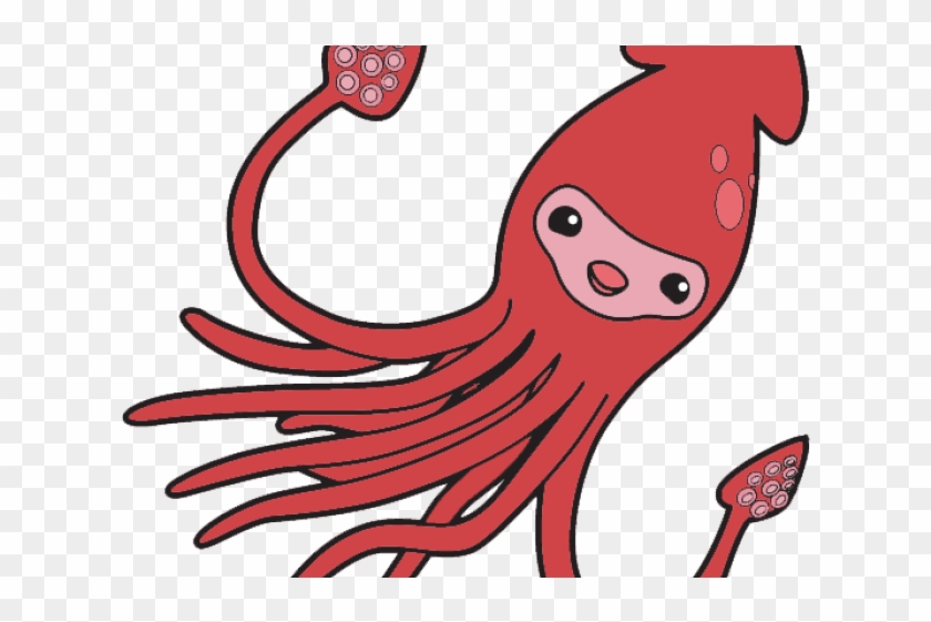 Squid Clipart Transparent Background - Transparent Background Cartoon ...