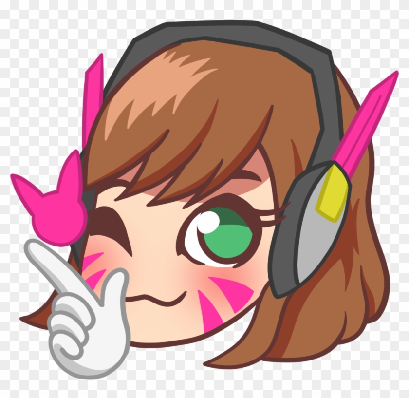 Dva Style Emote On Behance Png Freeuse Stock - D Va Emotes, Transparent ...