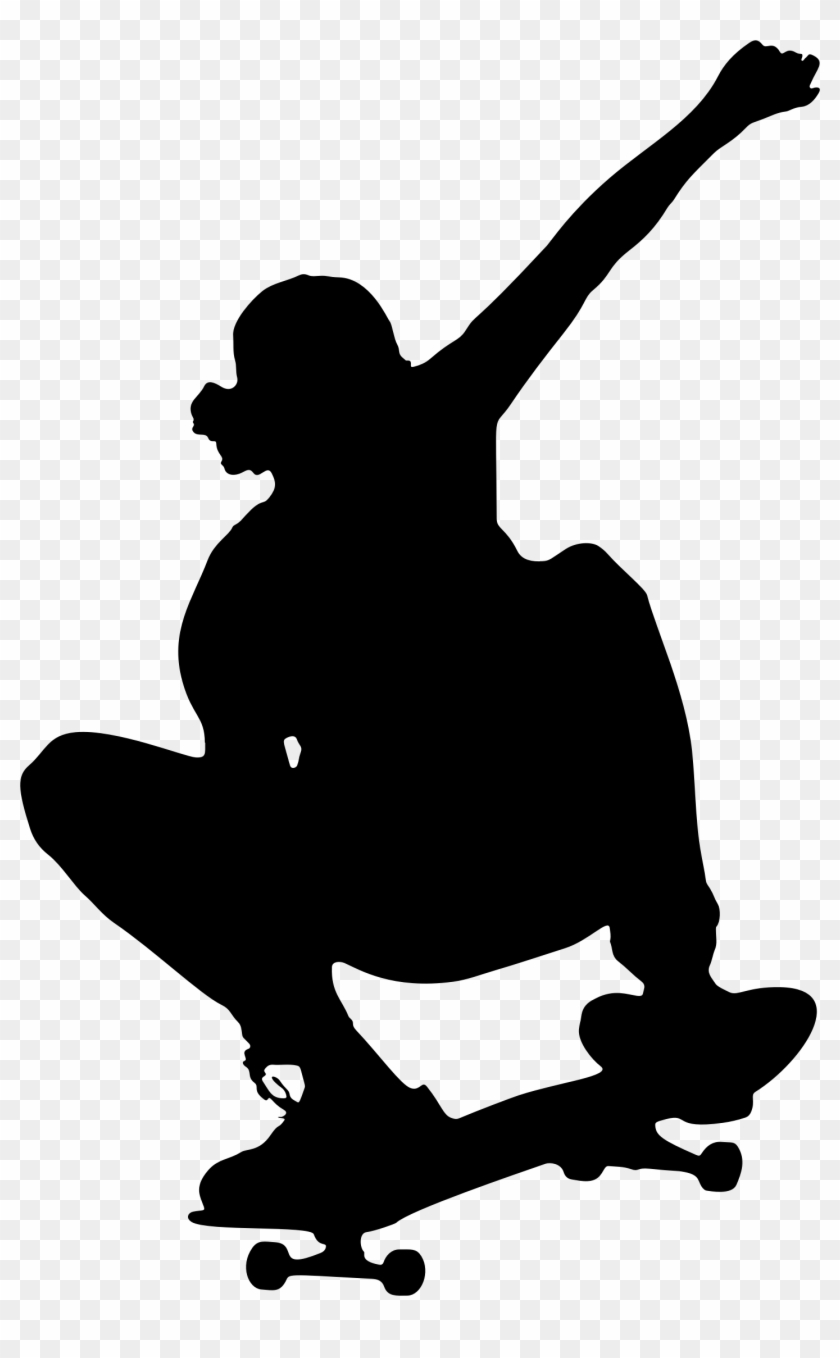 19 Skateboard Vector Royalty Free Download Black And - Clipart ...