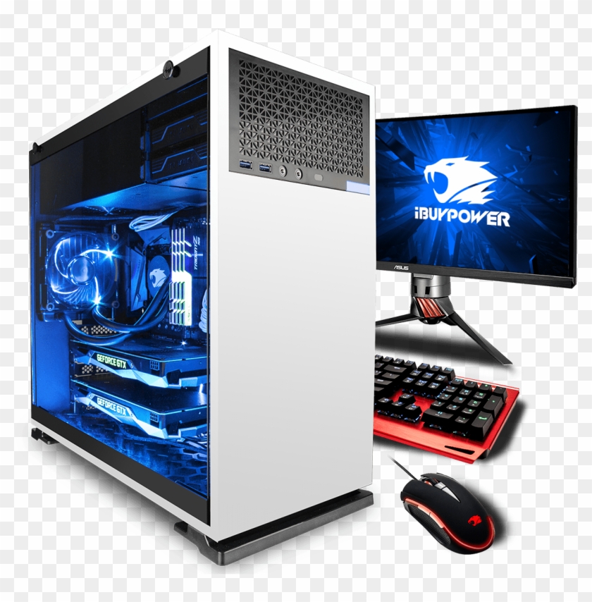 Компьютер img. Игровой ПК PNG. ПК IBUYPOWER. Игровой ПК PGN. Гейминг ПК без фона для фотошопа.